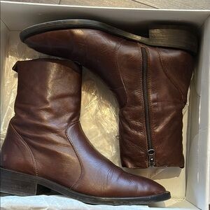 L'INTERVALLE Brown Ankle Boots
